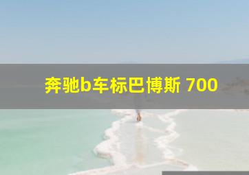 奔驰b车标巴博斯 700